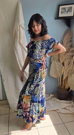 Falda/Vestido Cielo